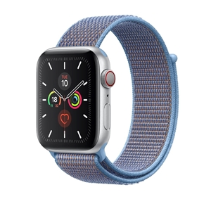 Nylon Loop for Apple Watch, Band Width: 38/40/41mm, Cerulean