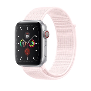 Nylon Loop for Apple Watch, Band Width: 38/40/41mm, Pearl Pink