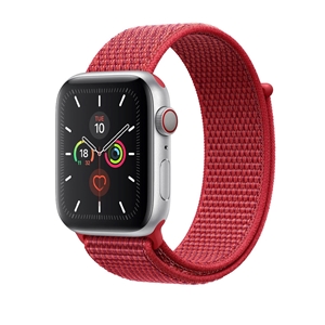 Nylon Loop for Apple Watch, Band Width: 42/44/45mm, Red