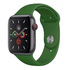 Silicone Band for Apple Watch, Band Width: 38/40/41mm, Length S-M, Army Green