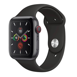 Silicone Band for Apple Watch, Band Width: 38/40/41mm, Length S-M, Black