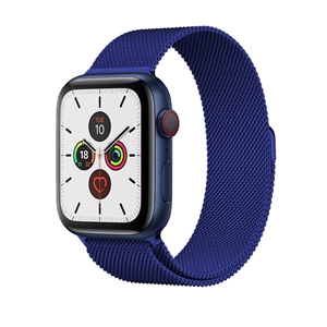 Milanese Loop for Apple Watch, Band Width: 42/44/45mm, Blue