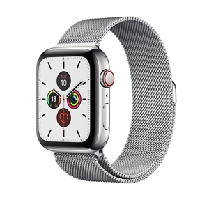Milanese Loop for Apple Watch, Band Width: 42/44/45mm, Silver