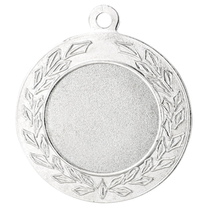 40mm Budget Medal - Silver Clearance Price 16p