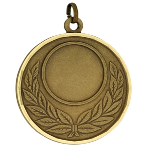 50mm Diamond Milled Medal - Bronze Clearance Price 88p