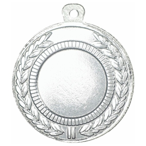 45mm Budget Medal - Silver Clearance Price 13p