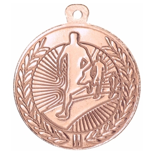 45mm Running Medal - Bronze Clearance Price 11p