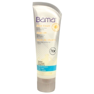Bama Shoe Cream Tube with Applicator Sponge Neutral 01 75ml