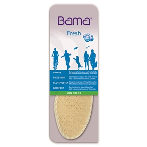 Bama Sun Color Barefoot Insoles, Ladies Size 3, Euro 36