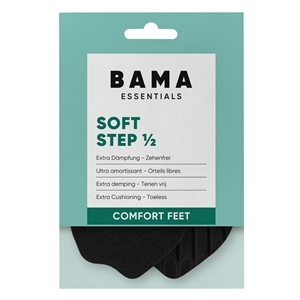 Bama NEW Essentials Soft Step Half Insoles, Ladies Medium Size 4-5, Euro 37-38