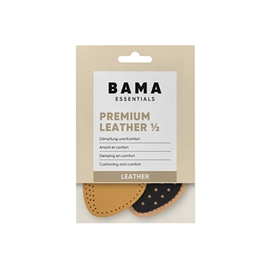 Bama Essentials Premium Leather Half Insoles, Ladies Small Size 3-4, Euro 36-37