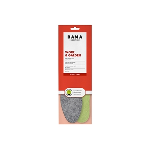 Bama Essentials Work & Garden Insoles, Size 5-6 (38/39)