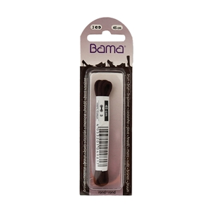 Bama Blister Packed Laces 45cm Round 033 Brown