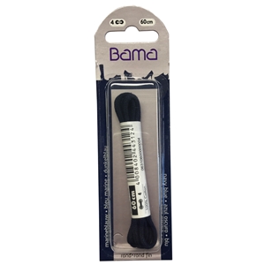 Bama Blister Packed Cotton Laces 60cm Round 080 Navy Blue