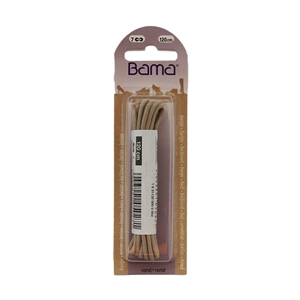 Bama Blister Packed Laces 120cm Round 070 Beige