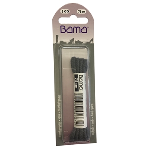 Bama Blister Packed Cotton Laces 75cm Cord 008 Grey