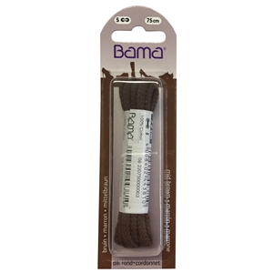 Bama Blister Packed Cotton Laces 75cm Cord 032 Tan