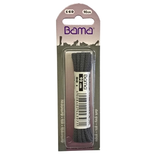 Bama Blister Packed Cotton Laces 90cm Cord 008 Grey