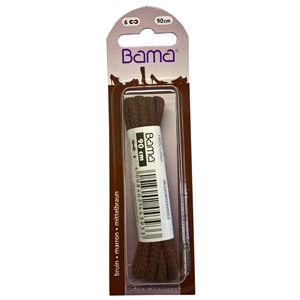 Bama Blister Packed Cotton Laces 90cm Cord 032 Tan