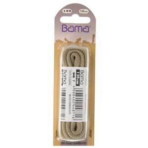 Bama Blister Packed Laces 120cm Hiking Cord 070 Beige