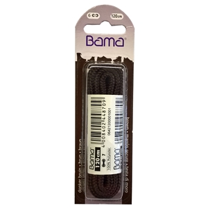 Bama Blister Packed Laces 120cm Hiking Cord 033 Brown