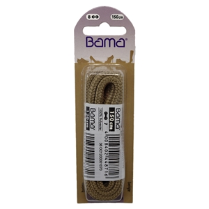 Bama Blister Packed Laces 150cm Hiking Cord 070 Beige