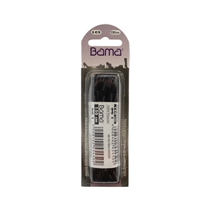 Bama Blister Packed Laces 150cm Hiking Cord 029 Black/Grey