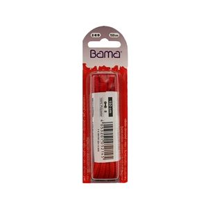 Bama Blister Packed Laces 150cm Hiking Cord 018 Red