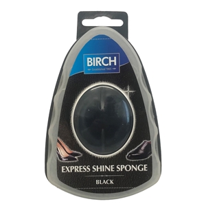 BIRCH Express Shoe Shine Sponge Black (Not for Sale on Amazon/Ebay)
