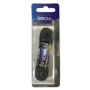 Birch Blister Pack Laces 75cm Flat Grey