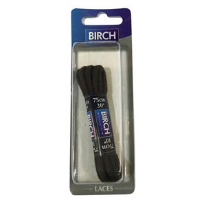 Birch Blister Pack Laces 75cm Cord Brown