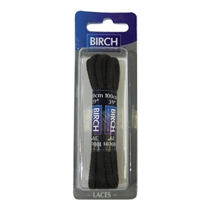 Birch Blister Pack Laces 100cm Cord Brown
