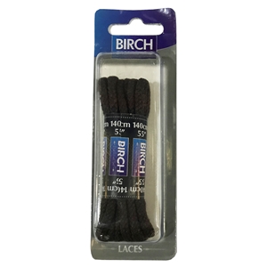Birch Blister Pack Laces 140cm Cord Brown