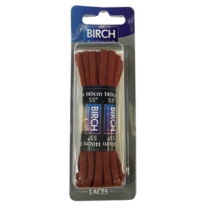 Birch Blister Pack Laces 140cm Cord Tan