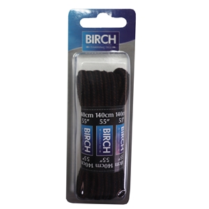 Birch Blister Pack Laces 140cm Kickers Dark