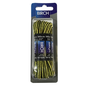 Birch Blister Pack Laces 140cm Kickers Light