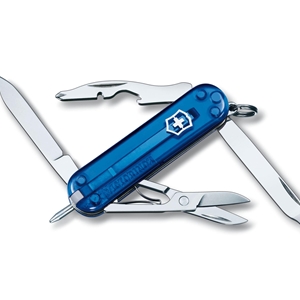 Swiss Army Knife Manager Boxed, Blue Transparent
