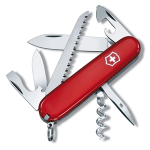 Swiss Army Knife Camper Boxed, Red