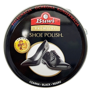 Buwi Premiere Shoe Polish 40ml, Black