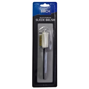 BIRCH Suede Brush Multi Style Blister Pack