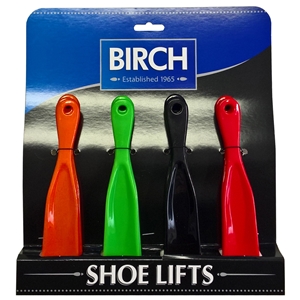 BIRCH Plastic Shoe Lifts On A Display