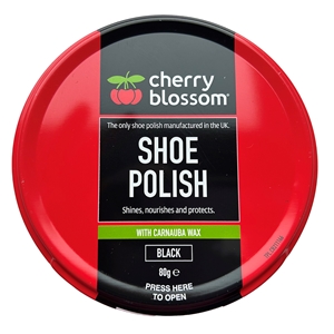 Cherry Blossom Shoe Polish 100ml/80g Extra Large Tin Black