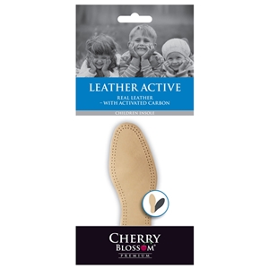 Cherry Blossom Leather Active Insoles, Ladies Size 4