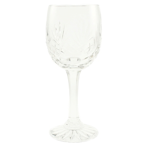 Minerva Large Wine Glass 170ml Hand Cut Crystal Clearance Price £2.50