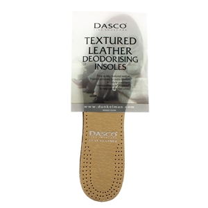 Dasco Textured Leather Insoles, Ladies Size 7