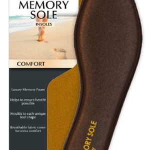 Dasco Memory Insoles. Size 6/7