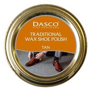Dasco Waxed Shoe Polish Mid Tan 50ml