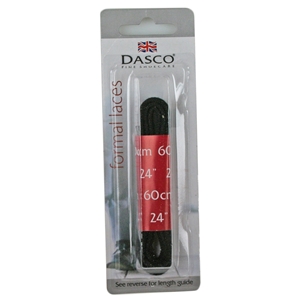 Dasco Laces Cord 100cm Black Blister Packed