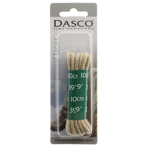 Dasco Laces Chunky Cord 100cm Beige Blister Packed