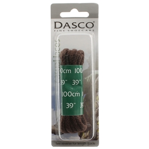 Dasco Laces Chunky Cord 100cm Brown Blister Packed